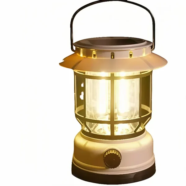 20W solar camping light rechargeable long standby infinite dimming waterproof multifunctional outdoor camping light LED outdoor lighting