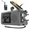 Emergency Radio Stereo Hand Crank Rechargeable Radio Portable Outdoor Adult Solar Radio