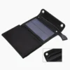 25w 5vPortable Folding Solar Panel with USB Charger and 2 Iron Buckles, Outdoor Emergency Waterproof Solar Panel