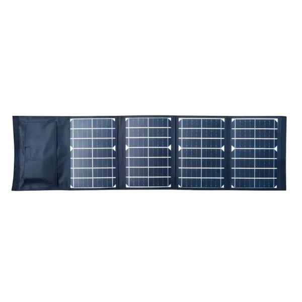 2025 Upgrade 30W/40W/50W/80W Foldable Solar Charger Panel - Portable ETFE Solar Phone Charger with Dual USB Outputs, Waterproof Outdoor Solar Power Bank for Camping, Hiking, Emergency Phone Charging (iPhone/Android/Tablets)