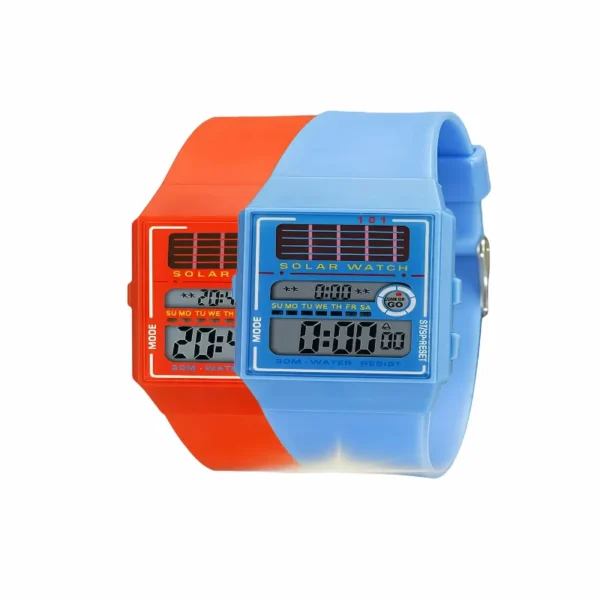 Solar Outdoor Watch - Waterproof, Long Battery Life, Student-Grade Outdoor Watch for Hiking, Running, Swimming, Cycling, Art, Aerobics, Strength Training
