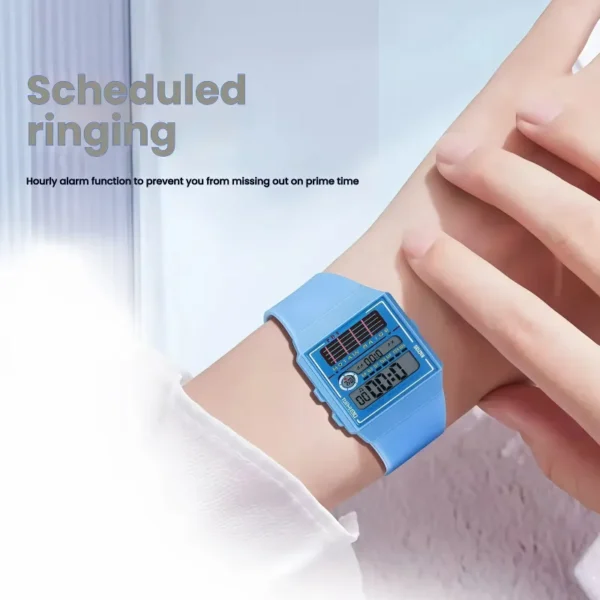 Solar Outdoor Watch - Waterproof, Long Battery Life, Student-Grade Outdoor Watch for Hiking, Running, Swimming, Cycling, Art, Aerobics, Strength Training - Image 2