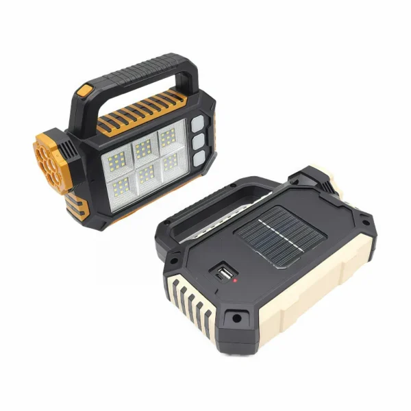 1000LM Solar COB Flashlight – USB Rechargeable, Waterproof LED Spotlight for Camping, Emergencies & Outdoor Adventures - Image 3