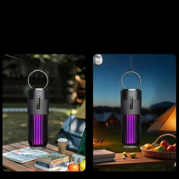 2025 Solar Mosquito Killer - Auto Trap & Electric Zapper | 3 Modes + Night Light - Image 4